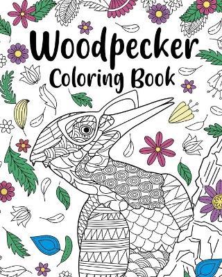 Book cover for Woodpecker Coloring Book