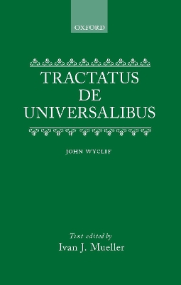 Book cover for De Universalibus V I