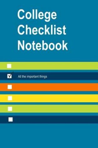 Cover of College Checklist Notebook