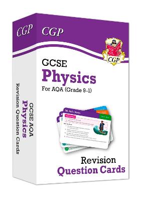 Book cover for GCSE Physics AQA Revision Question Cards - Q&A cards for quick practice