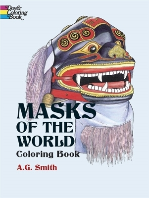 Cover of Masks of the World Coloring Book