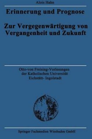 Cover of Erinnerung und Prognose