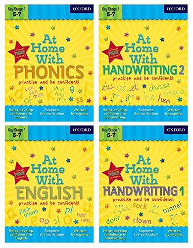 Book cover for At Home With Phonics and English Skills Ages 5-7