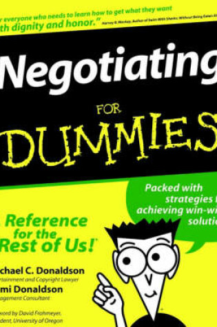 Cover of Negotiating For Dummies