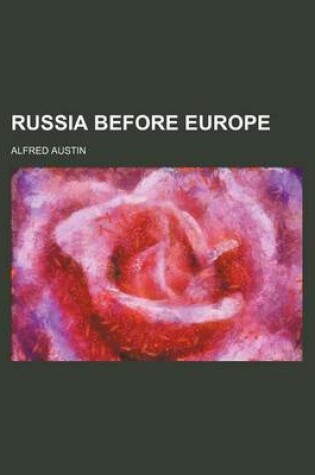 Cover of Russia Before Europe