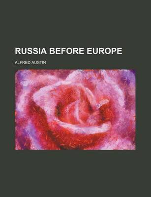 Book cover for Russia Before Europe