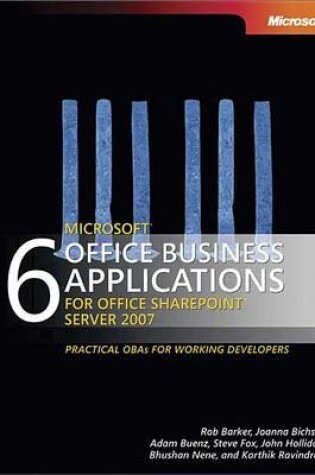 Cover of 6 Microsoft(r) Office Business Applications for Office Sharepoint(r) Server 2007