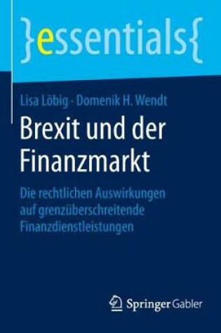 Cover of Brexit Und Der Finanzmarkt