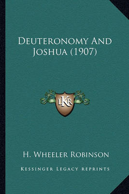 Book cover for Deuteronomy and Joshua (1907) Deuteronomy and Joshua (1907)