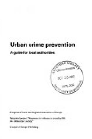 Cover of Urban Crime Prevention