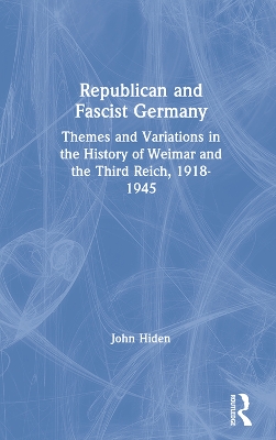 Book cover for Republican and Fascist Germany