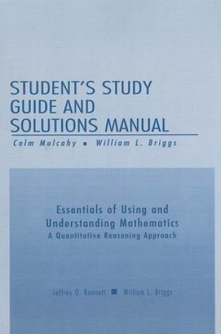 Cover of Student's Study Guide and Solutions Manual