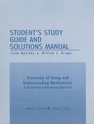 Book cover for Student's Study Guide and Solutions Manual