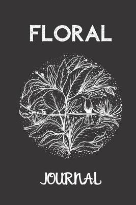 Book cover for floral journal