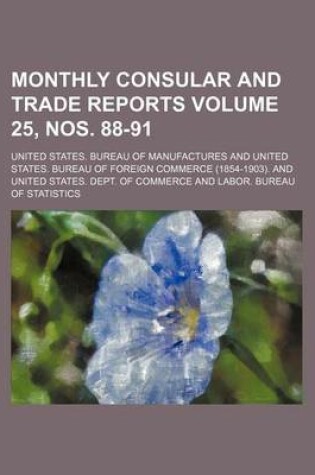 Cover of Monthly Consular and Trade Reports Volume 25, Nos. 88-91