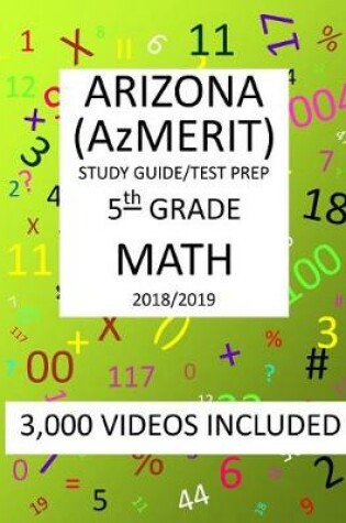 Cover of 5th Grade ARIZONA AzMERIT, MATH, Test Prep