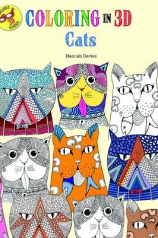 Cover of Coloring in 3D Cats