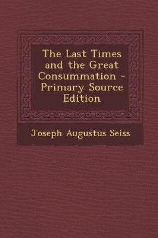 Cover of The Last Times and the Great Consummation