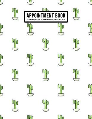 Book cover for Cactus Appointment Book