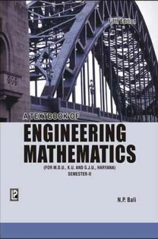 Cover of A Textbook of Engineering Mathematics Sem II (M. D. U, K. U. , G. J. U, Haryana)