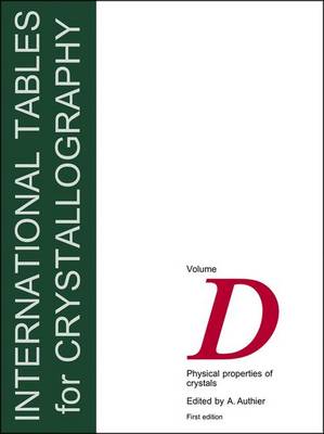 Cover of International Tables for Crystallography,Volume D
