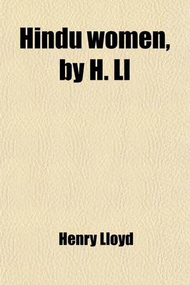 Book cover for Hindu Women, by H. LL