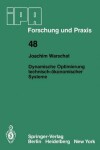 Book cover for Dynamische Optimierung technisch-ökonomischer Systeme