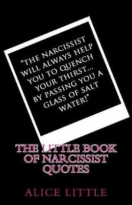 Book cover for The little book of narcissist quotes