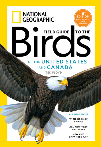 Book cover for National Geographic Field Guide to the Birds of the United States and Canada, 8th edition