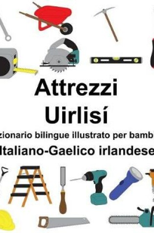 Cover of Italiano-Gaelico irlandese Attrezzi/Uirlisí Dizionario bilingue illustrato per bambini