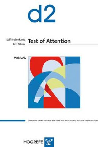 Cover of The d2 Test of Attention