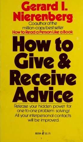 Book cover for How to Give & Receive Advice