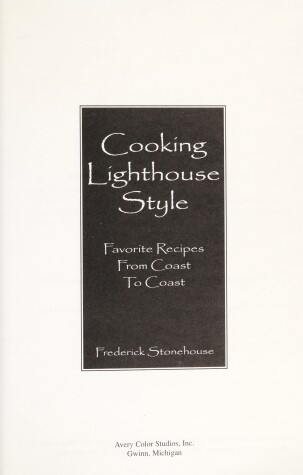 Book cover for Cooking Lighthouse Style