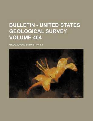 Book cover for Bulletin - United States Geological Survey Volume 404