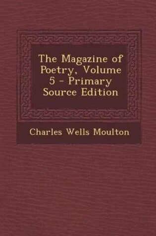 Cover of The Magazine of Poetry, Volume 5