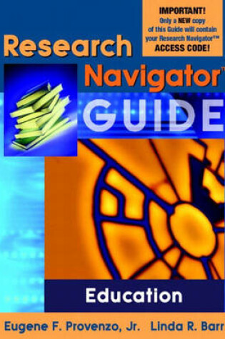 Cover of Research Navigator Guide for Education (Valuepack item only)