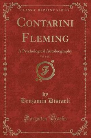 Cover of Contarini Fleming, Vol. 1 of 2