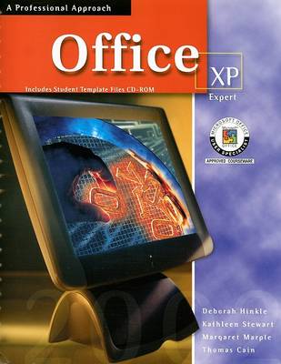 Book cover for Microsoft Office XP: Expert, A Professional Approach, Student Edition with CD-ROM