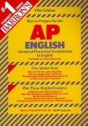 Cover of Barron's How to Prepare for the Advanced Placement Examination in AP English