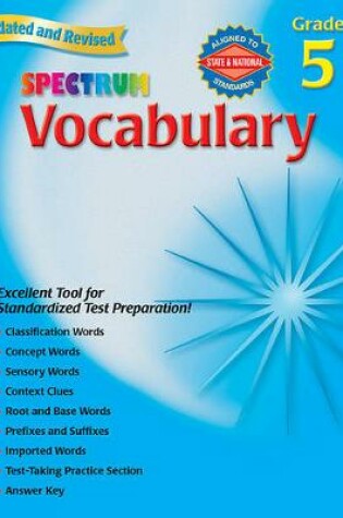 Cover of Vocabulary, Grade 5