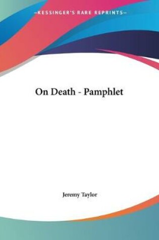Cover of On Death - Pamphlet