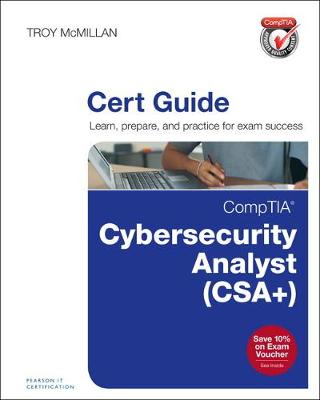 Book cover for CompTIA Cybersecurity Analyst (CySA+) Cert Guide