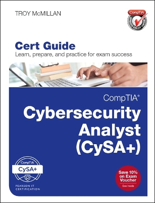 Book cover for CompTIA Cybersecurity Analyst (CySA+) Cert Guide