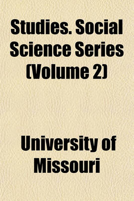 Book cover for Studies. Social Science Series (Volume 2)