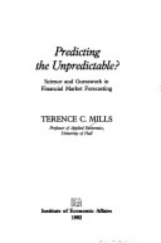 Cover of Predicting the Unpredictable?