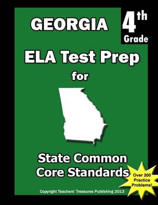 Book cover for Georgia 4th Grade ELA Test Prep