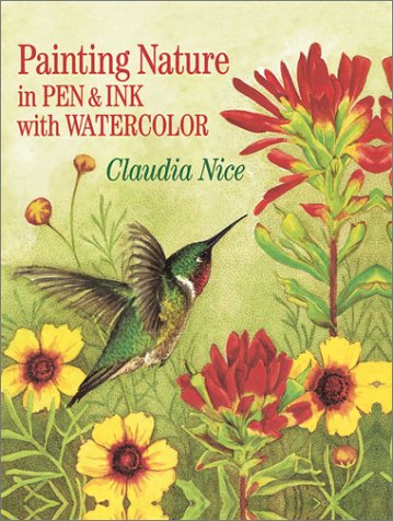 Book cover for Painting Nature in Pen and Ink with Watercolor