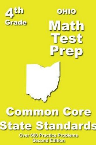 Cover of Ohio 4th Grade Math Test Prep