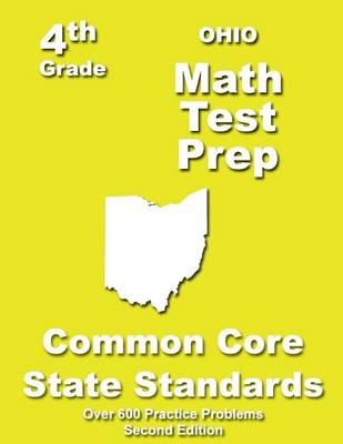 Book cover for Ohio 4th Grade Math Test Prep