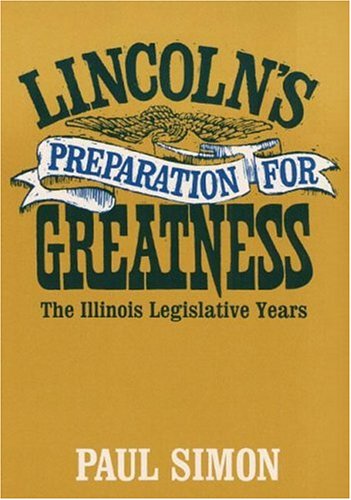 Book cover for Lincoln's Preparation for Greatness